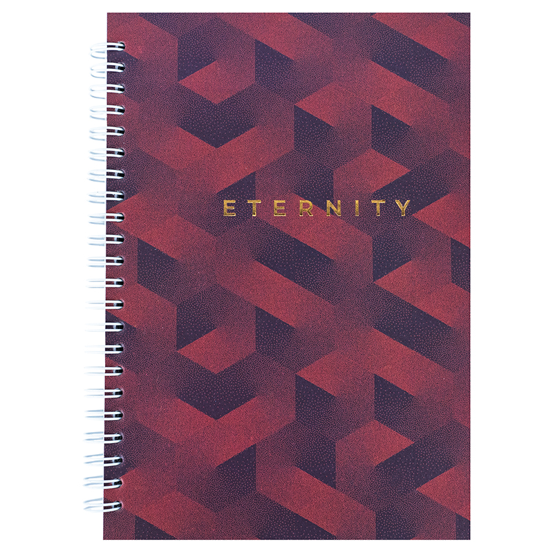 Блокнот на спiралi Axent 8032-27-A, A5, 96 аркушів, клітинка, тверда обкладинка